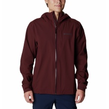 Columbia Hiking Jacket Ampli-Dry (wind and waterproof) burgundy Men